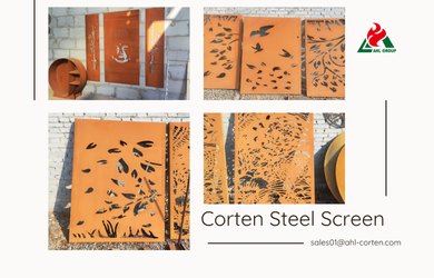 Corten Steel Screen Panel